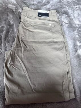 Eddie Bauer Women's Light Khaki Stretch Chinos